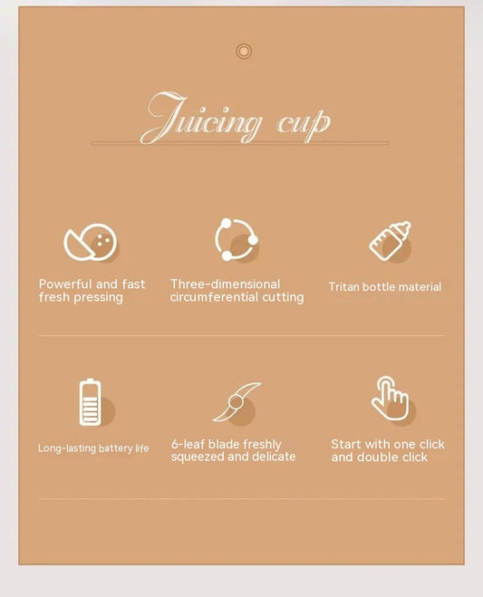 Fried Juice Blender Household Vegetables And Fruits Multi-functional Household Charging Ovelo