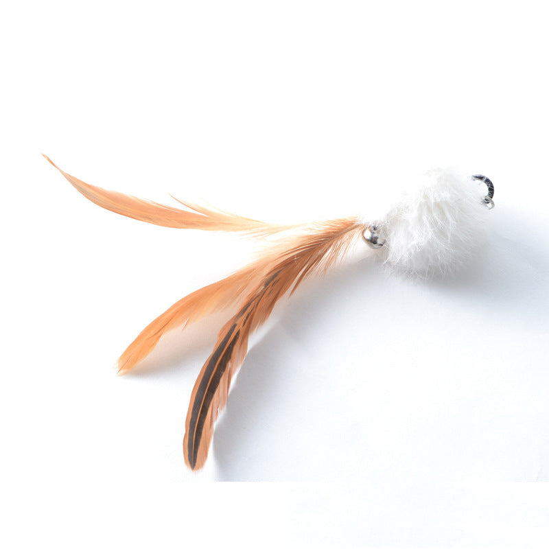 Bird Cat Toy (Katzenspielzeug) | Real Feather Teaser Play & Chase Toy Ovelo