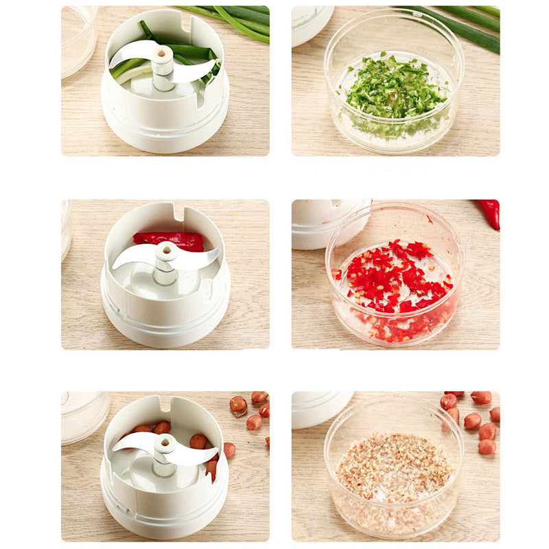 Manual Meat Grinder & Vegetable Slicer for Professional Home Prep Ovelo