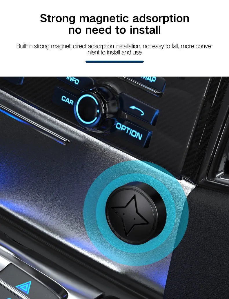 Mini Magnetic GPS Tracker for Car, Motorcycle & Truck – Real-Time Anti-Lost Vehicle Locator Ovelo