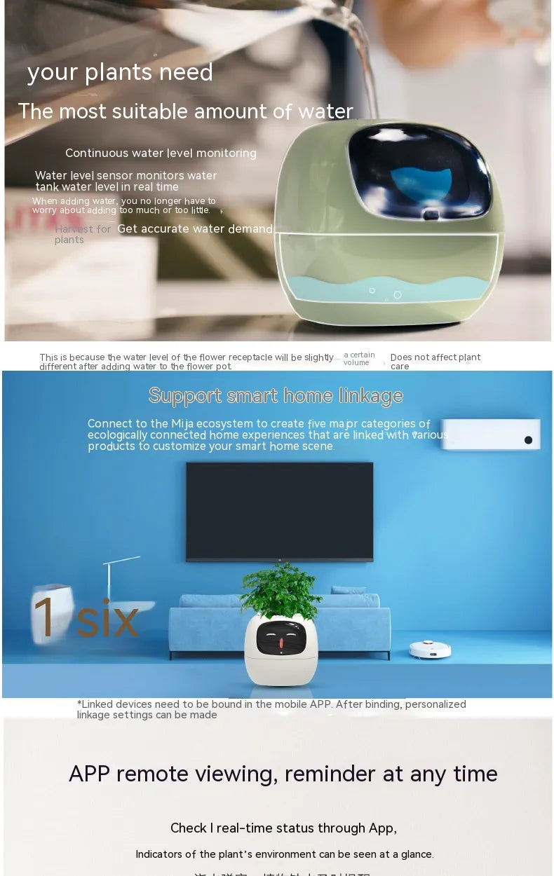 Smart Planter with AI Sensors – Fun, Easy Indoor Plant Care Ovelo