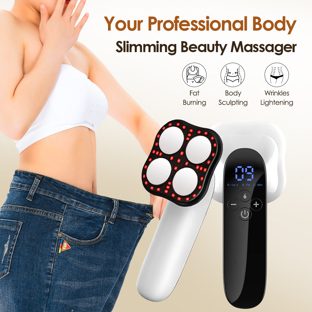 EMS Ultrasonic Fat Removal Machine – EMS + RF + Red Light Body Sculpting Device