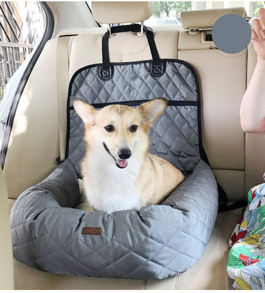 2-in-1 Pet Dog Carrier & Car Seat Pad | Comfortable Travel Solution Ovelo