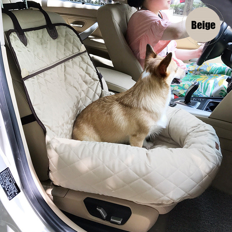 2-in-1 Pet Dog Carrier & Car Seat Pad | Comfortable Travel Solution Ovelo