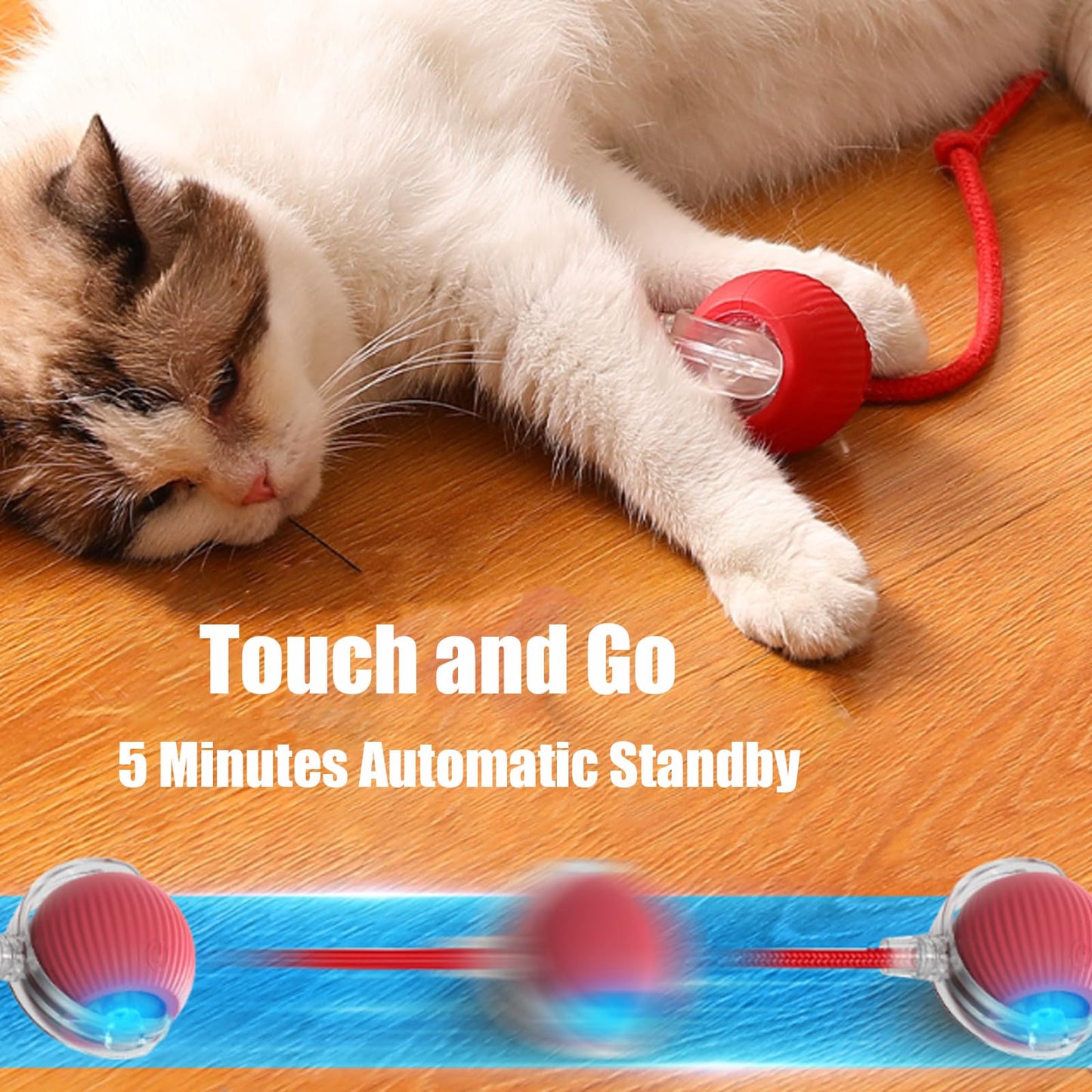 Interactive Cat Toy Ball Super Drive Cat Rolling Ball – Engaging Play for High-Energy Cats