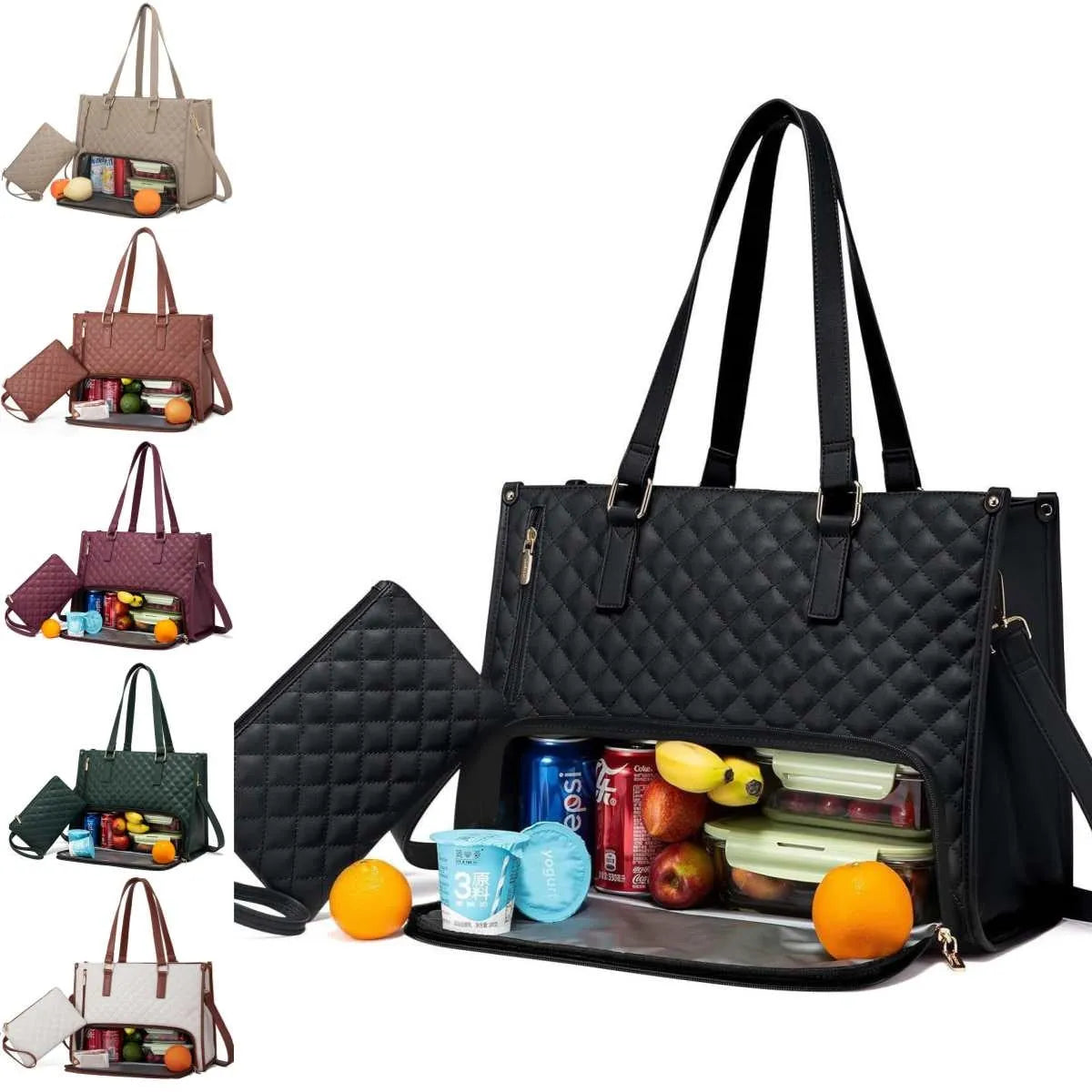 Fashionable Thermal Lunch Tote Bag for Women
