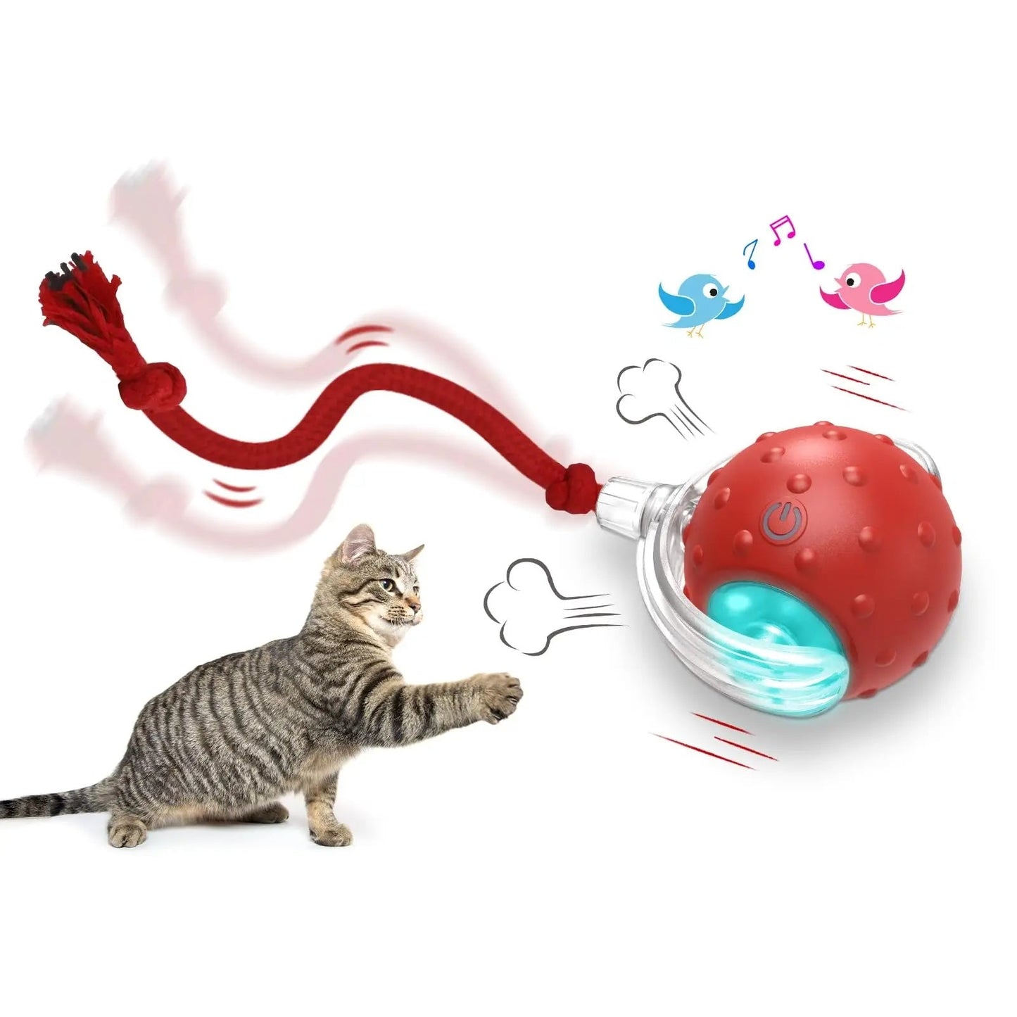 Interactive Cat Toy Ball Super Drive Cat Rolling Ball – Engaging Play for High-Energy Cats