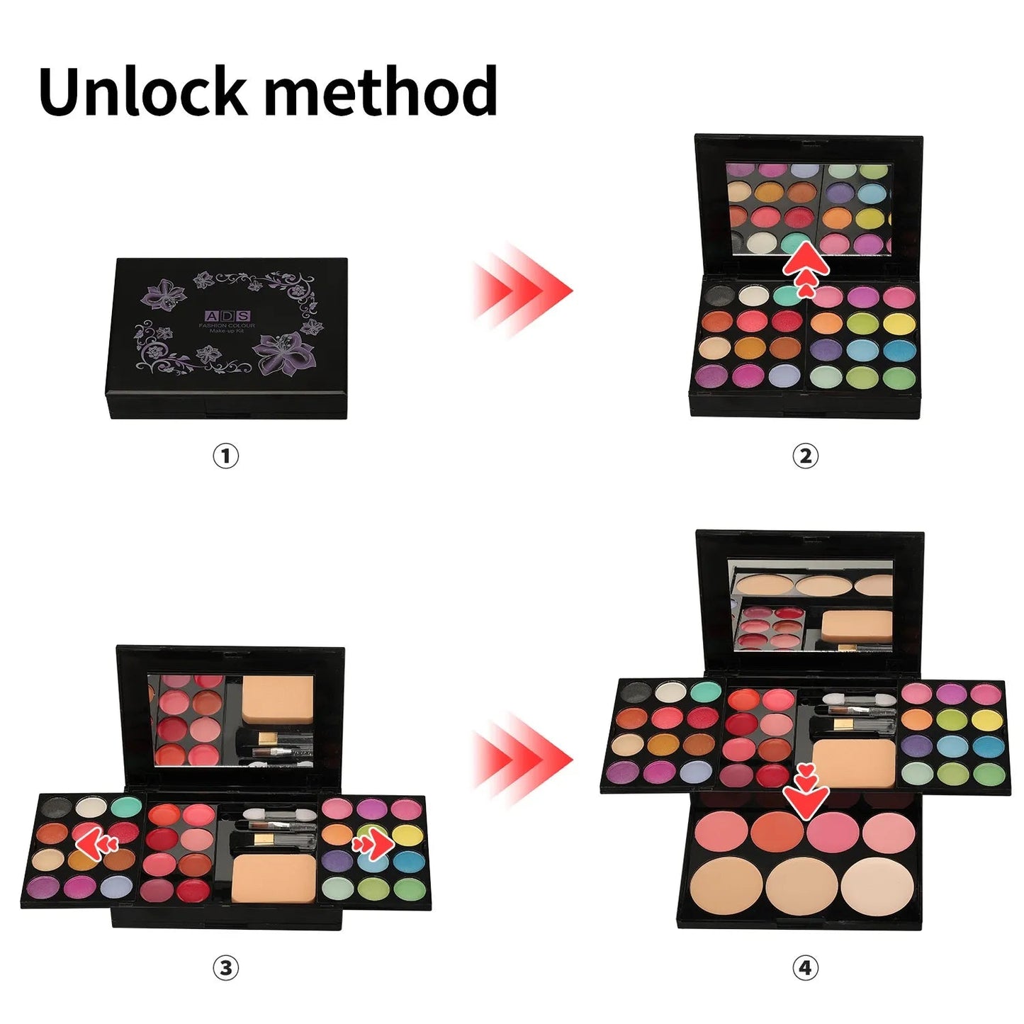 Makeup Set For Women Full Kit – All-in-One Face & Eye Palette