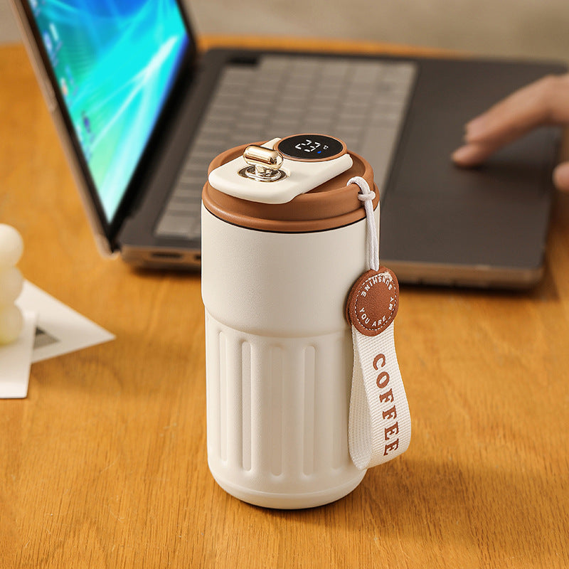 Smart Digital Thermal Bottle 450 ml – Insulated Coffee Mug
