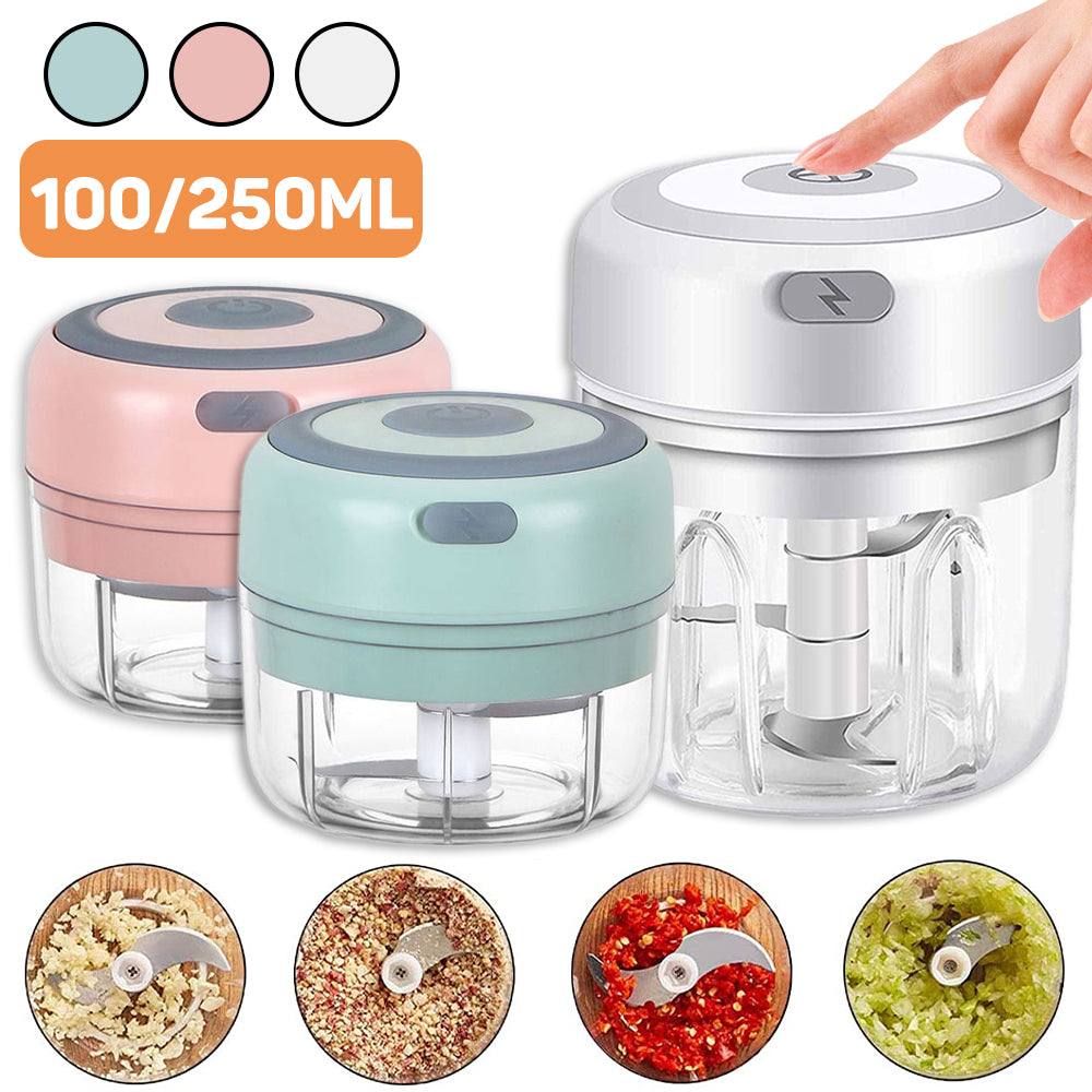 Mini Electric Garlic Chopper USB Charging – Compact Kitchen Efficiency