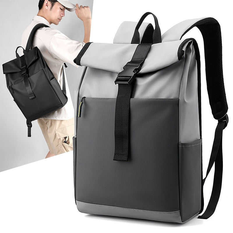 Casual Waterproof Oxford Laptop Backpack – Unisex Travel & Work Bag