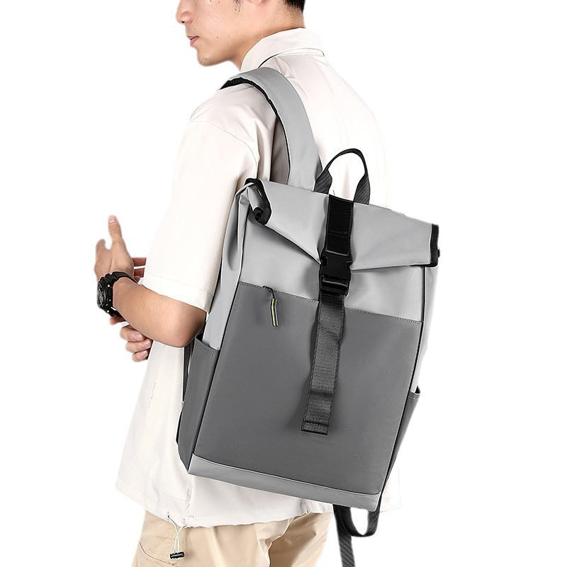 Casual Waterproof Oxford Laptop Backpack – Unisex Travel & Work Bag