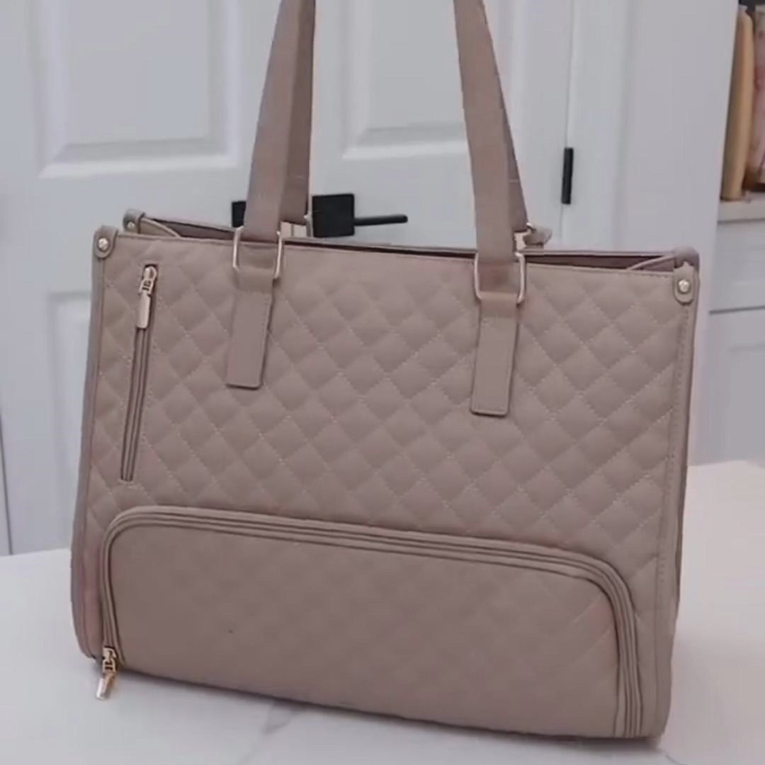 Thermal lunch tote interior view