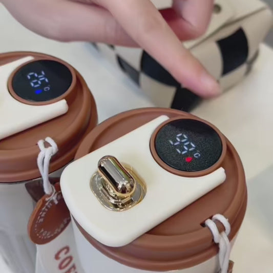 Smart Digital Thermal Bottle 450 ml – Insulated Coffee Mug