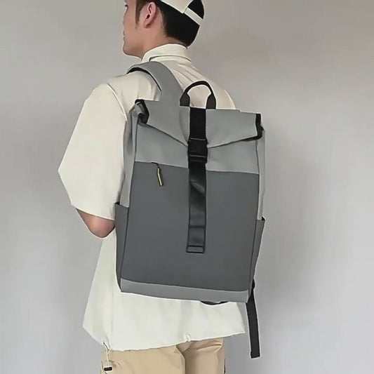 Casual Waterproof Oxford Laptop Backpack – Unisex Travel & Work Bag