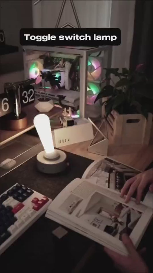 Toggle Light Indoor Bedroom Bedside Atmosphere Light – Soft Ambient USB Lamp