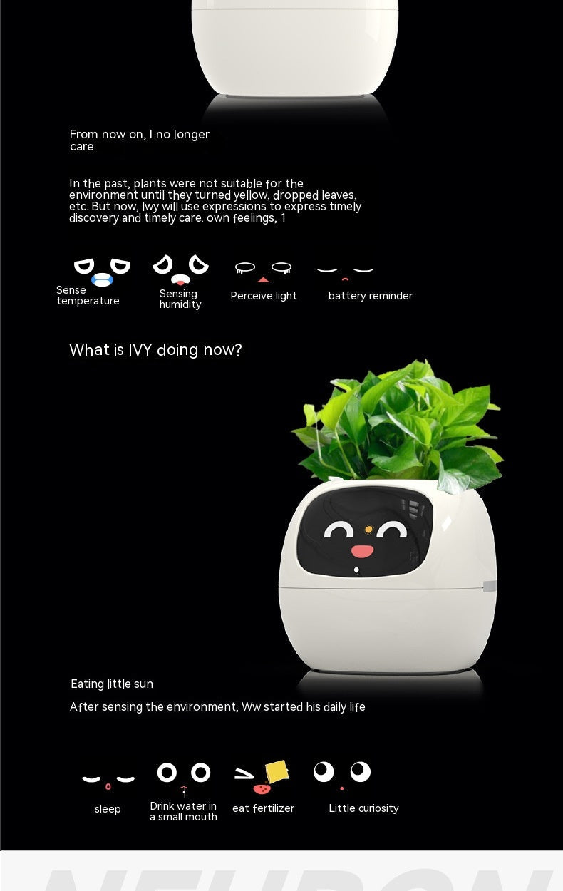 Smart Planter with AI Sensors – Fun, Easy Indoor Plant Care Ovelo