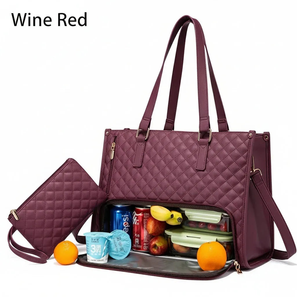 Fashionable Thermal Lunch Tote Bag for Women